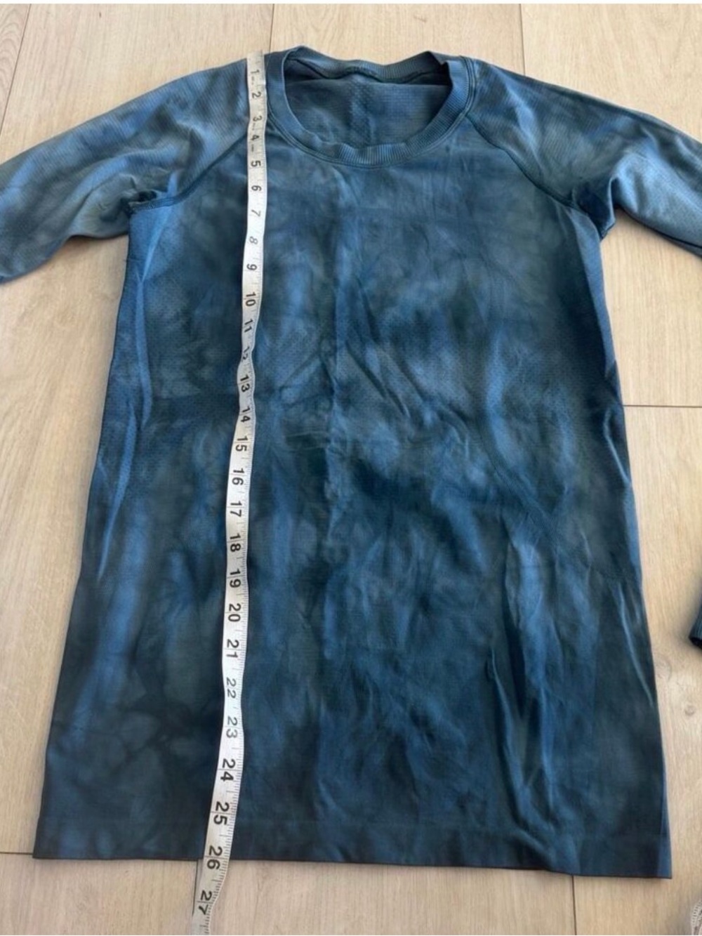 EUC Lululemon Swiftly Speed Long Sleeve Marble Dye Night Diver size 6 - Picture 4 of 7
